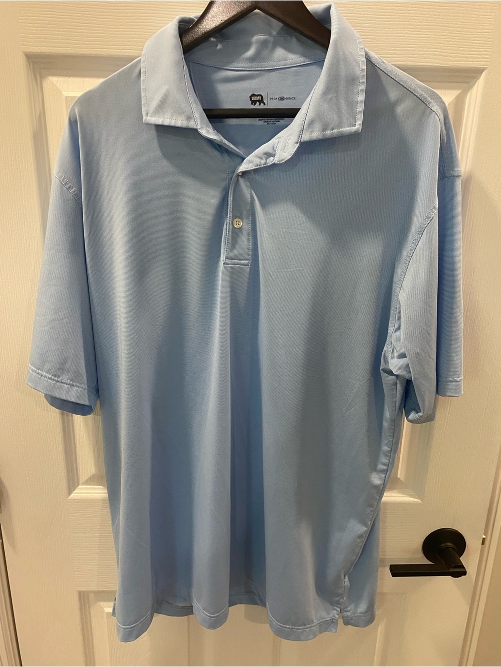 Onward Reserve Light Blue Men's Performance Polo - Extra Large